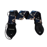 Max 1 Piece Canvas Strap Belt for Acoustic Electric Guitar Letter