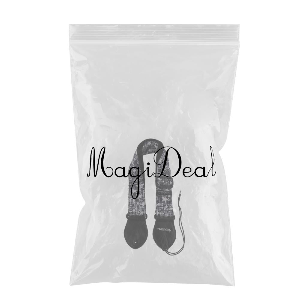 Max 1 Piece Canvas Strap Belt for Acoustic Electric Guitar Star