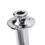 Maxbell Copper Electric Folk Guitar Stereo Flush Endpin Cylinder Output Jack Chrome