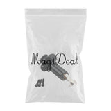 Maxbell Copper Electric Folk Guitar Stereo Flush Endpin Cylinder Output Jack Black