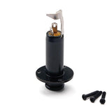 Maxbell Copper Electric Folk Guitar Stereo Flush Endpin Cylinder Output Jack Black