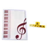 Maxbell A4 Music Book Score Folders Save Document with Clip for Musical Instrument