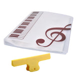 Maxbell A4 Music Book Score Folders Save Document with Clip for Musical Instrument