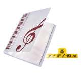 Maxbell A4 Music Book Score Folders Save Document with Clip for Musical Instrument