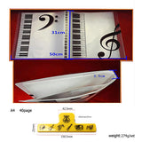 Maxbell A4 Music Book Score Folders Save Document with Clip for Musical Instrument