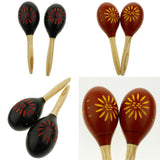 Maxbell Maraca Sand Hammer Shaker for Kids Children Early Educational Toy Black