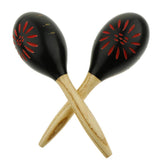 Maxbell Maraca Sand Hammer Shaker for Kids Children Early Educational Toy Black