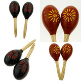 Maxbell Maraca Sand Hammer Shaker for Kids Children Early Educational Toy Black