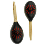 Maxbell Maraca Sand Hammer Shaker for Kids Children Early Educational Toy Black
