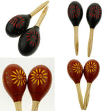 Maxbell Maraca Sand Hammer Shaker for Kids Children Early Educational Toy Black
