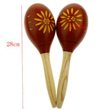 Maxbell Maraca Sand Hammer Shaker for Kids Children Early Educational Toy Red
