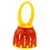 Maxbell Handled Cage Bell Rattle Toy Percussion Instrument Kindergarten Teaching Aid
