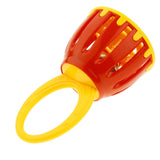 Maxbell Handled Cage Bell Rattle Toy Percussion Instrument Kindergarten Teaching Aid