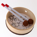 Maxbell Cartoon Hand Drum Percussion Toy for Music Instruments Learning Education