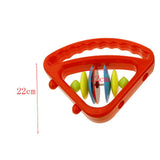 Maxbell Plastic Colorful Hand Bells Rattle Toy Musical Instrument Toy for Kids Baby