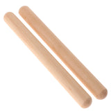 Maxbell 1 Pair Musical Instrument Parts Wood Drum Sticks Drumsticks Music Toys