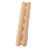 Maxbell 1 Pair Musical Instrument Parts Wood Drum Sticks Drumsticks Music Toys