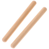 Maxbell 1 Pair Musical Instrument Parts Wood Drum Sticks Drumsticks Music Toys