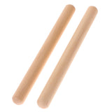 Maxbell 1 Pair Musical Instrument Parts Wood Drum Sticks Drumsticks Music Toys