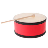 Maxbell Hand Drum with Beater Kids Wooden Percussion Education Musical Instruments