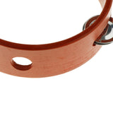 Max Wooden Tambourine Handbell for Baby Kid Early Music Educational Toy Red