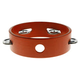 Max Wooden Tambourine Handbell for Baby Kid Early Music Educational Toy Red
