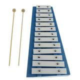 Max 15 Keys Aluminum Xylophone with Mallets for Kids Early Educational