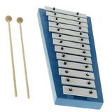 Max 15 Keys Aluminum Xylophone with Mallets for Kids Early Educational