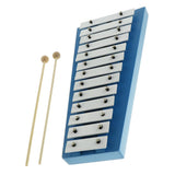 Max 15 Keys Aluminum Xylophone with Mallets for Kids Early Educational