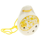 Maxbell 1 Piece Ceramic Alto Ocarina 6 Hole C Key for Children Adult Beginners