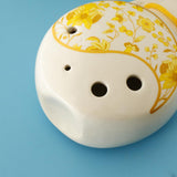 Maxbell 1 Piece Ceramic Alto Ocarina 6 Hole C Key for Children Adult Beginners