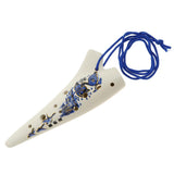 Maxbell Mini Ceramic Ocarina 12 Hole C Key Wind Instrument for Kids Beginner Gift