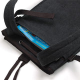 Max Washed Canvas Ukulele Gig Bag for 21/23/26 Inch Ukulele Hawaii Guitar Gray