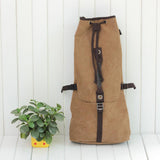Max Washed Canvas Ukulele Gig Bag for 21/23/26 Inch Ukulele Hawaii Guitar Brown
