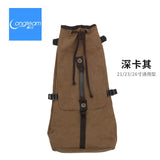 Max Washed Canvas Ukulele Gig Bag for 21/23/26 Inch Ukulele Hawaii Guitar Brown