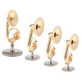 Max Miniature Wooden Sousaphone Mini Musical Instrument 4.5cm 1.77inch
