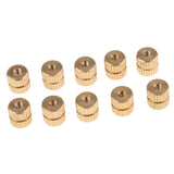 Max Maxb 10 Pieces Baritone Knurled Screw for Brass Instrument Replacement Parts