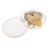 Maxbell Guitar Plectrums Picks Necklace for Guitar Bass Ukulele Banjo Golden