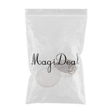 Maxbell Guitar Plectrums Picks Necklace for Guitar Bass Ukulele Banjo Silver