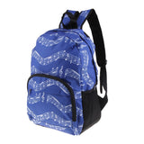 Maxbell Waterproof Double Shoulder Strap Backpack School Student Bookbag Blue