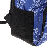 Maxbell Waterproof Double Shoulder Strap Backpack School Student Bookbag Blue
