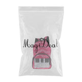 Maxbell Piano Keyboard Music Note Backpack School Bag Shoulder Travel Daypack Red