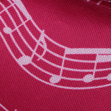 Maxbell Piano Keyboard Music Note Backpack School Bag Shoulder Travel Daypack Red