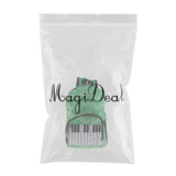 Maxbell Piano Keyboard Music Note Backpack School Bag Shoulder Travel Daypack Green