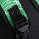 Maxbell Piano Keyboard Music Note Backpack School Bag Shoulder Travel Daypack Green