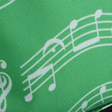Maxbell Piano Keyboard Music Note Backpack School Bag Shoulder Travel Daypack Green