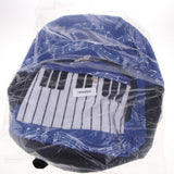 Maxbell Piano Keyboard Music Note Backpack School Bag Shoulder Travel Daypack Blue