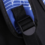 Maxbell Piano Keyboard Music Note Backpack School Bag Shoulder Travel Daypack Blue