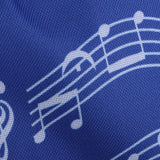 Maxbell Piano Keyboard Music Note Backpack School Bag Shoulder Travel Daypack Blue