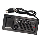Max EQ-7545R 4 Band EQ Equalizer Piezo Pickup for Acoustic Guitar